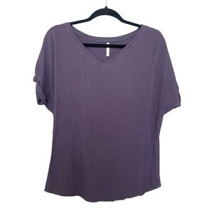 Saivana Bamboo Women's Short Sleeve Purple Tee